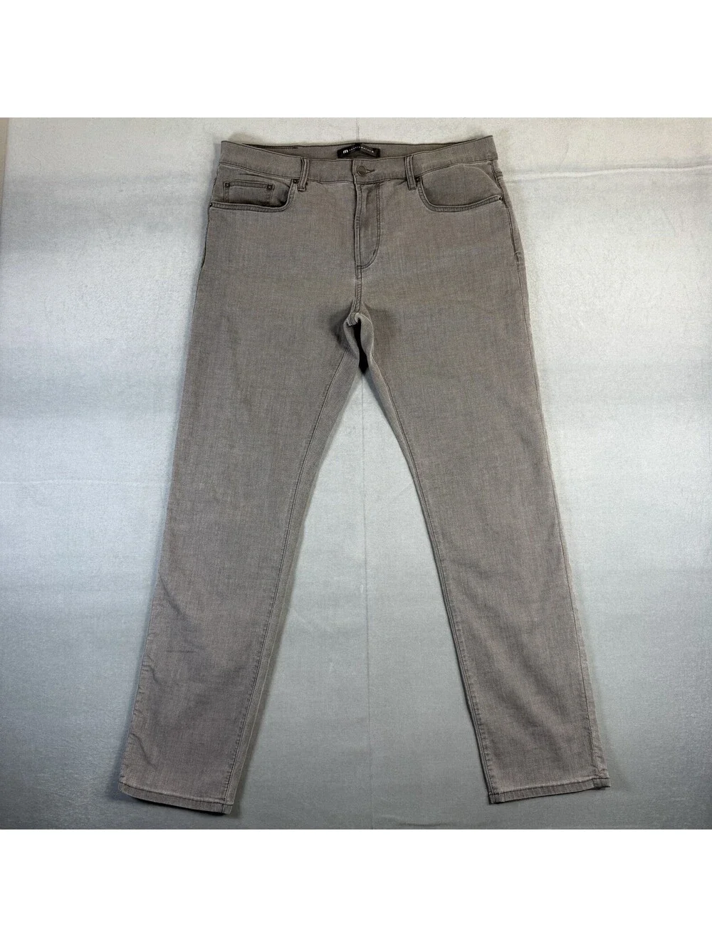 Travis Mathew Legacy Featherweight Jeans Mens 35x32 Gray Stretch Performance